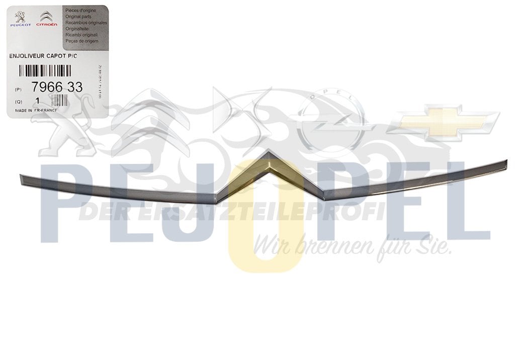 CİTROEN C5 (X7) 2008 SONRASI ÖN KAPUT NİKELAJI ARMA - 796633