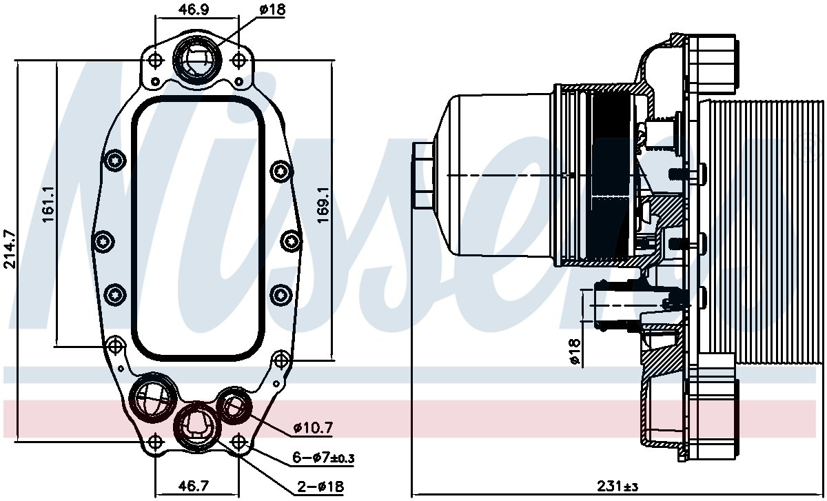 607/407/C5/C6 05- 3.0 YAĞ SOĞUTUCU