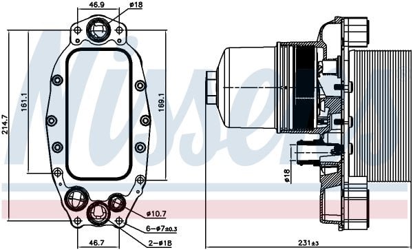 607/407/C5/C6 05- 3.0 YAĞ SOĞUTUCU