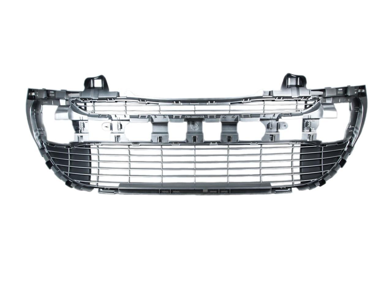 PEUGEOT 308 ( T7 ) 2007-->2011  ÖN TAMPON ORTA IZGARASI ASTARLI GÜMÜŞ GRİ  -- KALİTELİ --