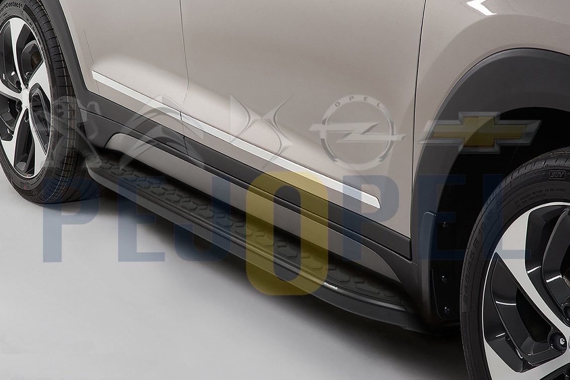 Peugeot Rifter - Partner - Berlingo Yan Basamak Siyah Alınlı - Siyah Şeritli - 960334.12