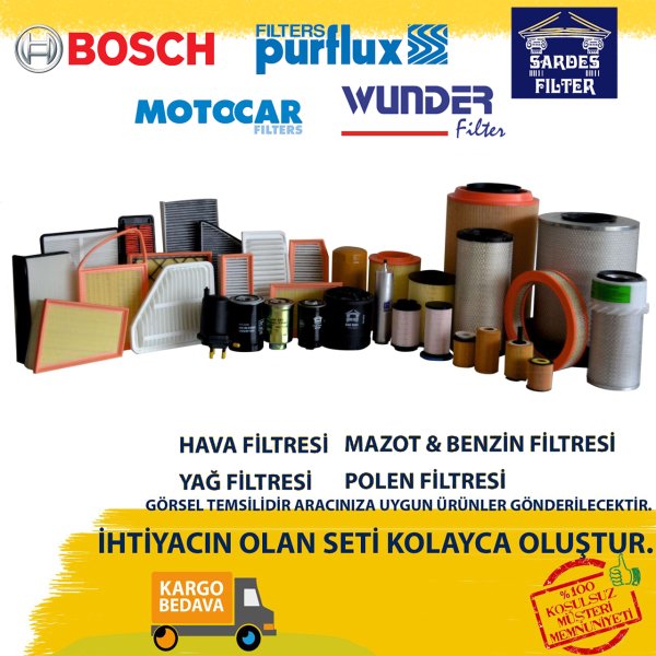 FFORD TRANSİT CONNECT 2002 - 2016 1.8 TDCİ 110 HP FİLTRE YAĞ BAKIM SETİ