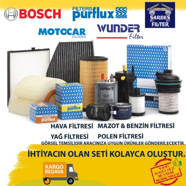 FFORD TRANSİT CONNECT 2002 - 2016 1.8 TDCİ 110 HP FİLTRE YAĞ BAKIM SETİ