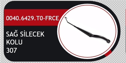PEUGOET 307 2001-->2006  -- SİLECEK DIŞ KOLU -- ÖN SAĞ --