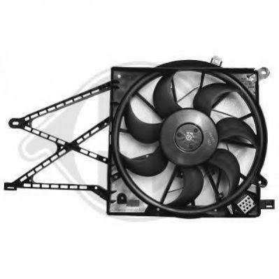 FAN MOTORU + DAVLUMBAZ OPEL ASTRA G / ZAFIRA A 230W 380MM