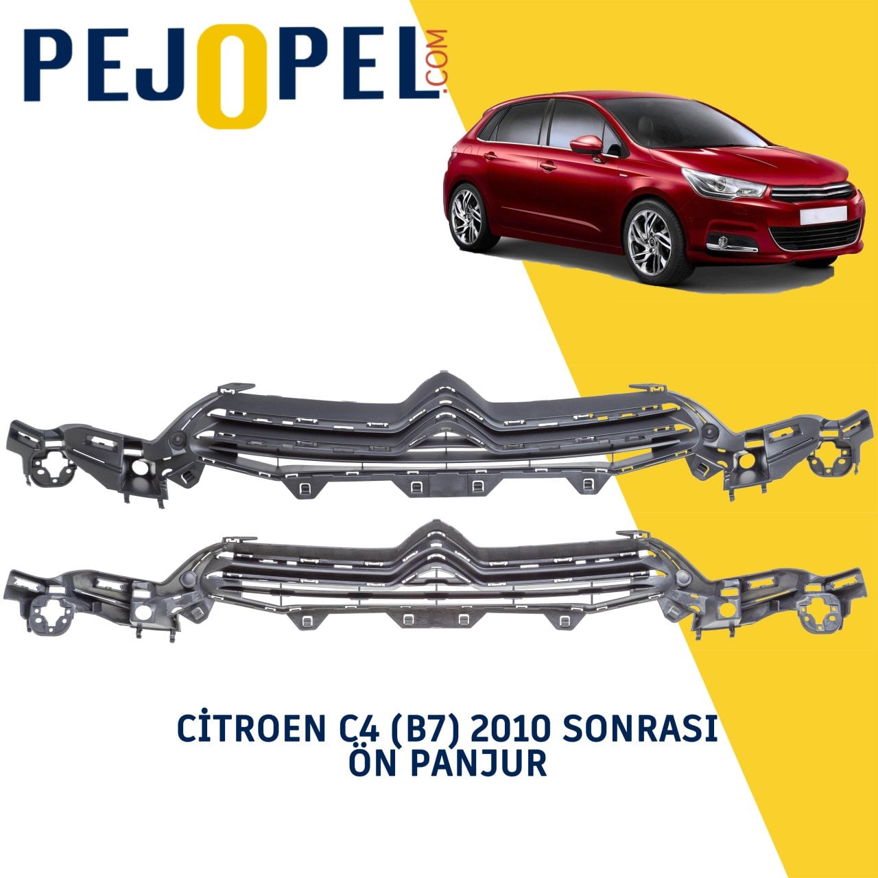 Citroen C4 (B7) 2010 Sonrası Ön Panjur
