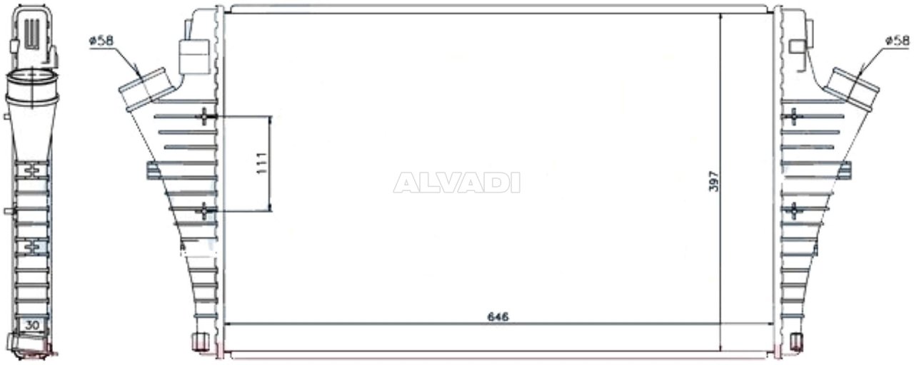 TURB0 RADYATORU VECTRA C (02>08) Y20DTH