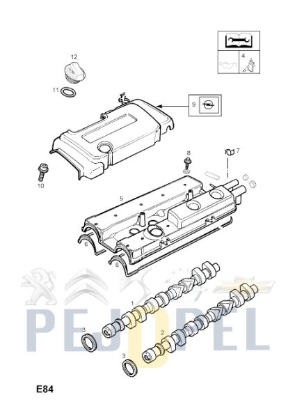 MOTOR UST KAPAGI ASTRA G - CORSA C Z14XE