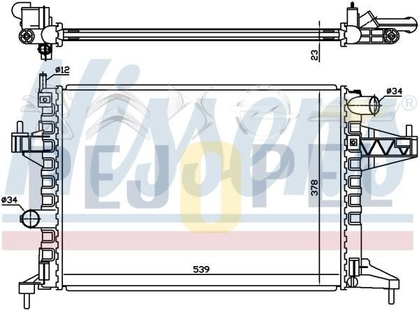 CORSA C 02-04 1.4 16V SU RADYATÖRÜ