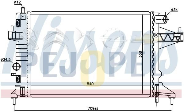 CORSA C 02-04 1.4 16V SU RADYATÖRÜ