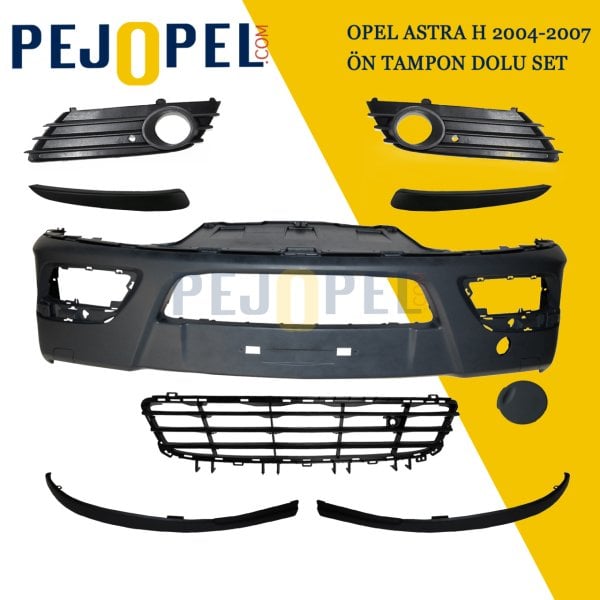 Opel Astra H 2004 - 2007 Ön Tampon Dolu Set