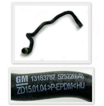 KALORIFER CIKIS HORTUMU Z16XE ASTRA-G