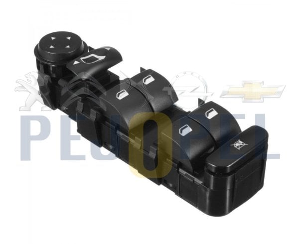 CITROEN C4 2004-->2011 CAM ACMA KUMANDA DÜĞMESİ ANAHTARI ON SOL ( İKİLİ )