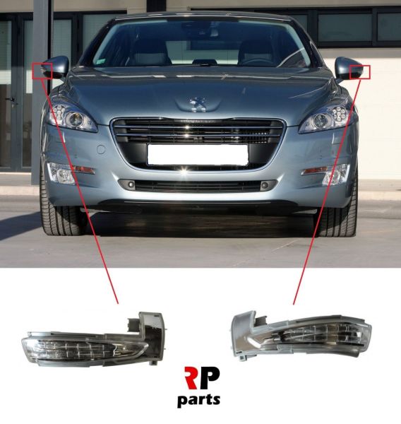 Peugeot 508  2018 Sonrası Ön Kapı Ayna Sinyali Sağ veya Sol Orjinal