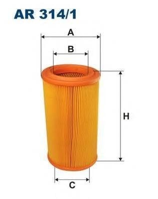 HAVA FILTRESI BERLINGO EM-PARTNER EM (02-03) DW8B P306-XSARA (UZUN TIP)