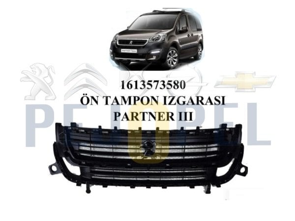 PEUGEOT PARTNER TEPEE 2015--> ÖN TAMPON PANJURU IZGARASI  (1613573580)
