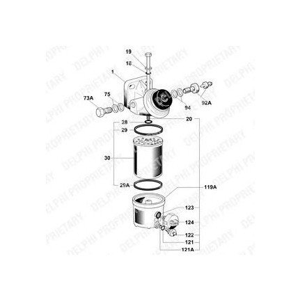 MAZOT FİLTRESİ KOMPLE  605