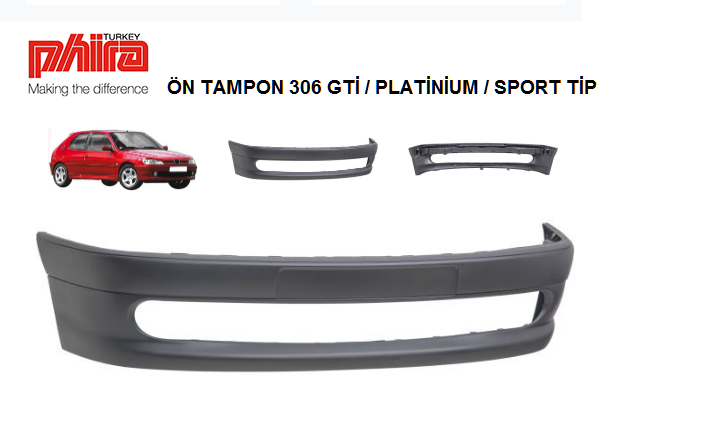 ÖN TAMPON PEUGEOT 306 GTİ / PLATINIUM / SPORT TİP