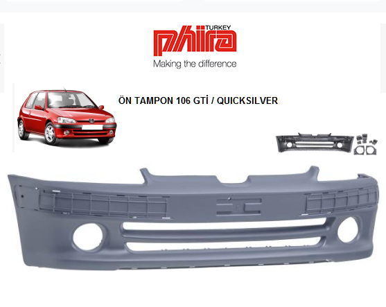 PEUGEOT 106 GTİ / QUICKSILVER ÖN TAMPON ( SPORT )