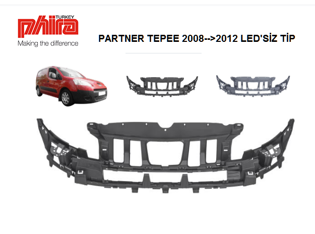 ÖN TAMPON ÜST İÇ PLASTİK TEPEE ( PANJUR ARKASI - LEDSİZ TİP ) 2008-->2012