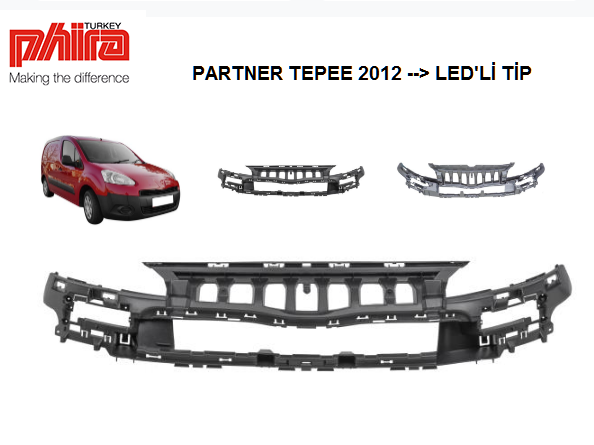 ÖN TAMPON ÜST İÇ PLASTİK TEPEE 2012--> ( PANJUR ARKASI - LEDLİ TİP )