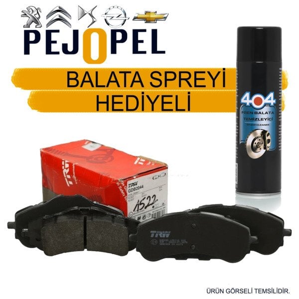 PEUGEOT RİFTER ÖN FREN BALATASI  (GDB2044)