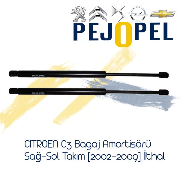 CITROEN C3 Bagaj Amortisörü Sağ-Sol Takım [2002-2009] İthal