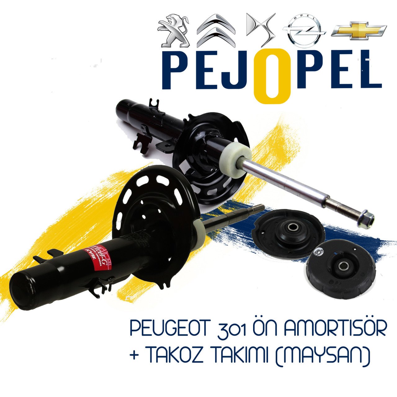 PEUGEOT 301 ÖN AMORTİSÖR + TAKOZ TAKIMI (MAYSAN)