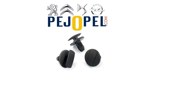DAVLUMBAZ KLİPSİ PEUGEOT 207 / 208 / 307 / 407 / 508 / PARTNER TEPEE & CITROEN C3 / C4 / C5 / BERLINGO / C4 PICASSO / DS3 / DS4 / DS5 ( 10 LU PAKET )