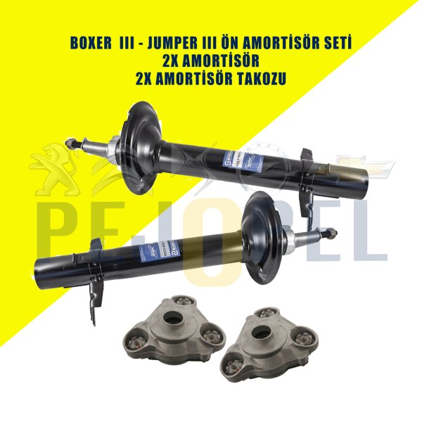 Peugeot Boxer III - Citroen Jumper III (2006 Sonrası) Ön Amortisör Seti (Amortisör + Takoz)