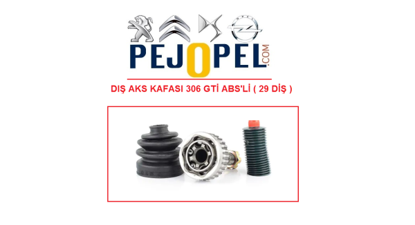 PEUGEOT 306 GTİ AKS KAFASI ( DIŞ ) ABS'Lİ ( 29 DİŞ ) ( SAĞ veya SOL )