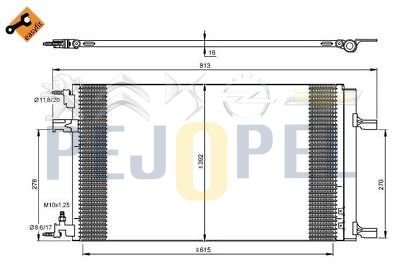 ASTRA J INSIGNIA A ZAFIRA C CRUZE 10- A14NET A16LET A16XER A20DTH A16XHT KLİMA RADYATÖRÜ