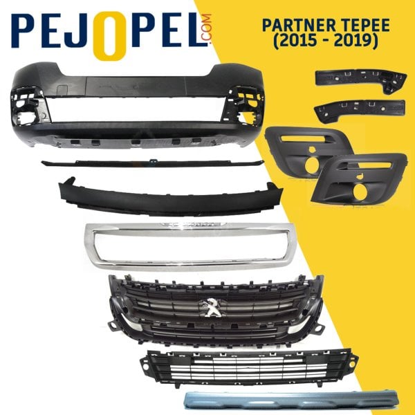 Peugeot Partner (2015 - 2019) Ön Tampon Dolu Set - 9 Parça