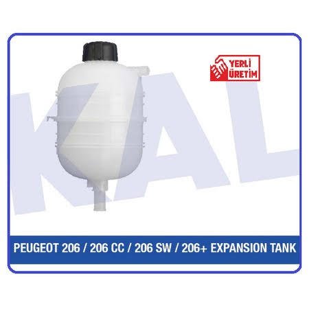 PEUGEOT 206 / 206 + 1.4 - 1.6  BENZİNLİ - RADYATÖR YEDEK SU DEPOSU -