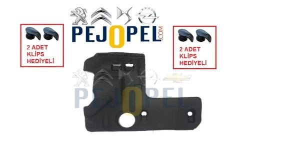 PEUGEOT & CITROEN MOTOR UST KAPAK BAKALITI 208 / 301 / 308 / 3008 / 508 / 5008 / PARTNER TEPEE / C3 / C4 II / DS4 / C4 PICASSO / C5 / C-ELYSEE ( 1.6 HDI - EURO 5 MOTOR ) ( 2 ADET KLİPS HEDİYELİ )