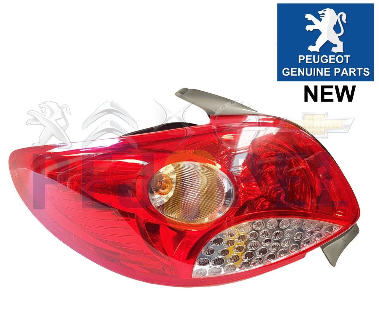 Peugeot 206 + (Plus) Arka Sol Stop - Orjinal 6350GV