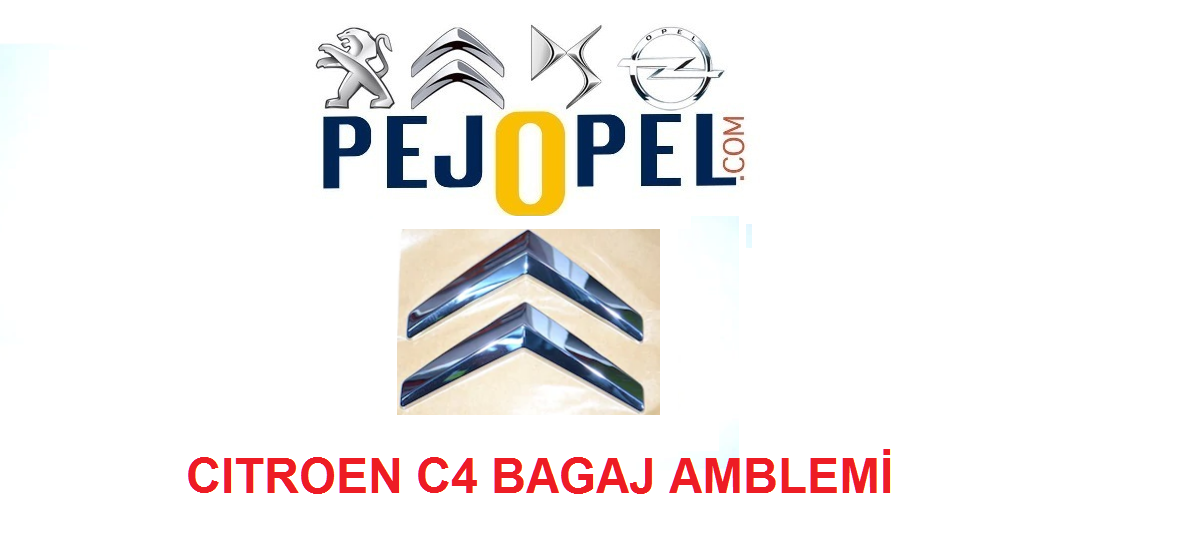 ORJİNAL CITROEN C4 BAGAJ ÇAVUŞ ARMASI