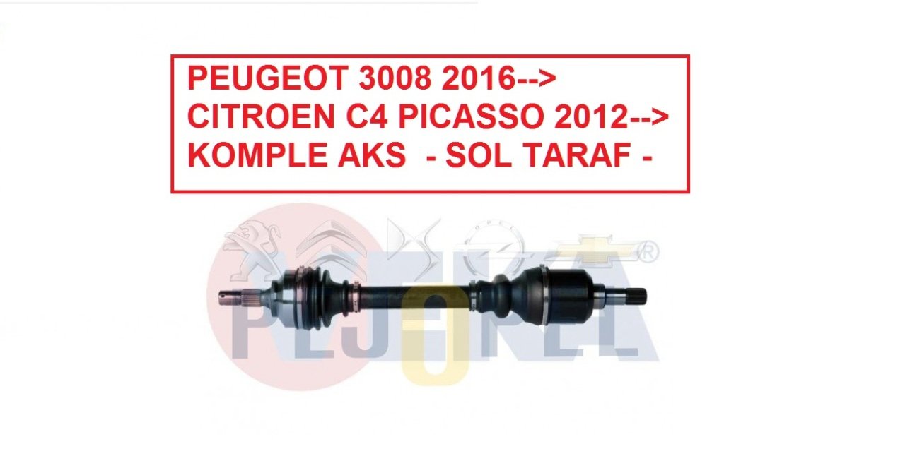 PEUGEOT & CITROEN 3008 2016--> / C4 PICASSO 2012--> KOMPLE SOL AKS