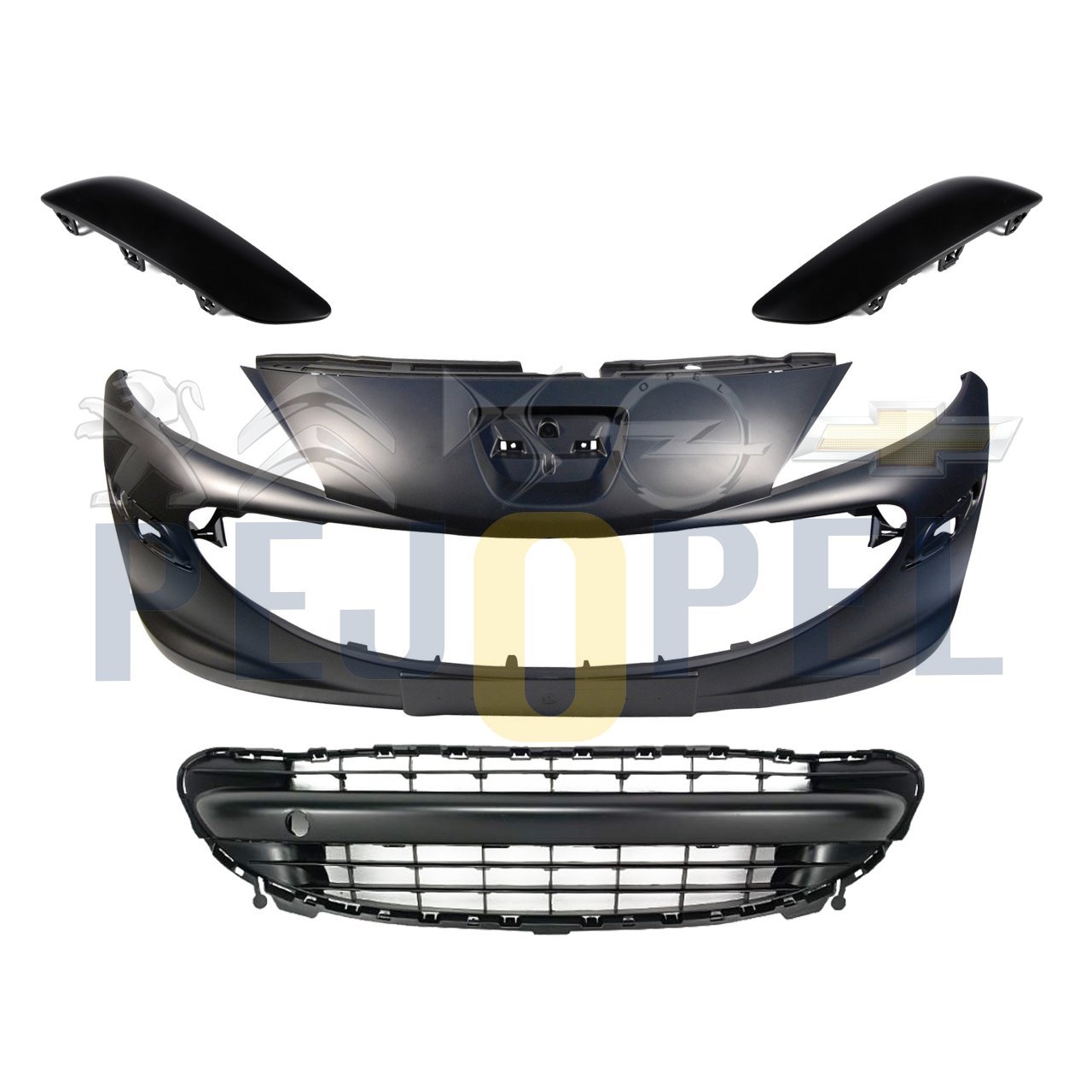 Peugeot 207 2006 Sonrası Ön Tampon Dolu Set