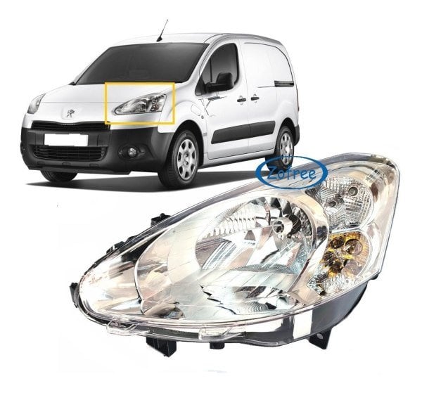 Peugeot Partner Tepee 2012 Sonrası Ön Far Sağ