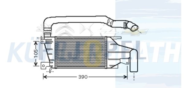 ASTRA H 04-07 Z17DTL Z17DTH TURBO RADYATÖRÜ