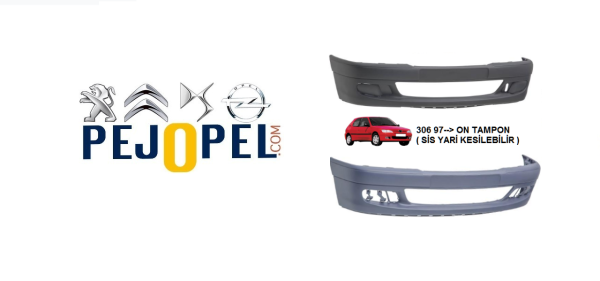 ÖN TAMPON PEUGEOT 306 97--> ( SİS YERİ KESİLEBİLİR )