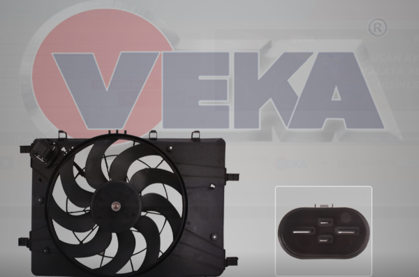 OPEL ASTRA J & CHEVROLET CRUZE KLİMA + SU RADYATÖR FAN MOTORU ( 1.3 DİZEL  - 1.4 - 1.6 ) ( DAVLUMBAZLI + REZİSTANSLI )