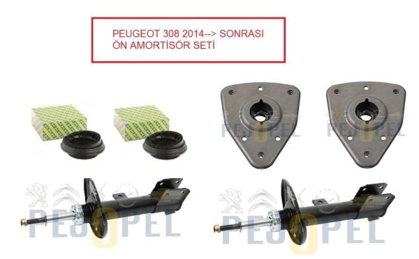 ORJİNAL CITROEN C4 PICASSO 2012--> SONRASI ÖN AMORTİSÖR + TAKOZU + RULMANI SETİ ( SAĞ ve SOL TAKIM )
