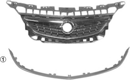 OPEL ASTRA J 2010-2012 ÖN PANJURU ÇITASI KROM