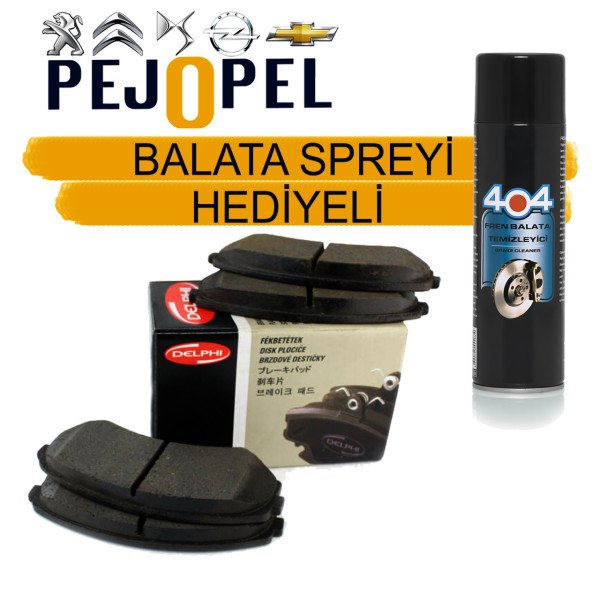OPEL CORSA C (2000-2009) ÖN FREN BALATASI LP1676
