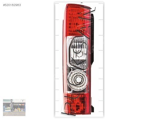 STOP LAMBASI SOL DUCATO III - BOXER III - JUMPER III 06-> KAPALI KASA VE HAFIF YUKLU ( DUYSUZ)