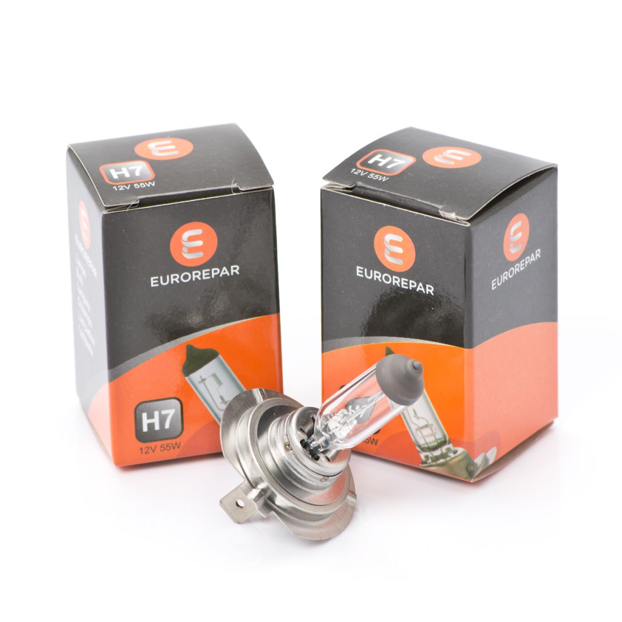 2'li Set H7 Far Ampul Halojen Orjinal Eurorepar - 12V 55W - (Sarı Işık)