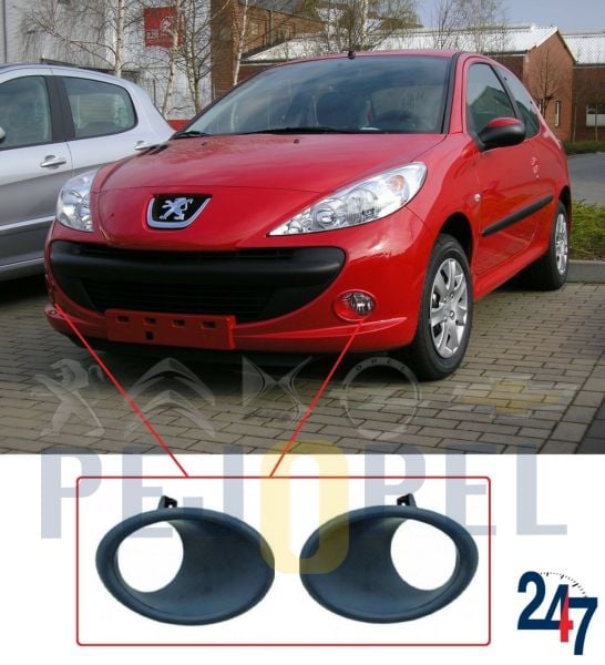 SİS FAR ÇERÇEVE SAĞ PEUGEOT 206 + PLUS 2010-->