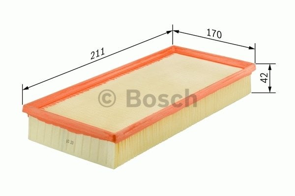 HAVA FILTRESI P206 1,1-1,1I-1,4-1,4I-1,6-1,6 1,6 16V (98-)- XSARA 1,4I-1,6 16V